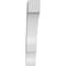Ekena Millwork 6-in. W x 28-in. D x 36-in. H Balboa Architectural Grade PVC Knee Brace BRCP06X28X36BOA - alternate 2